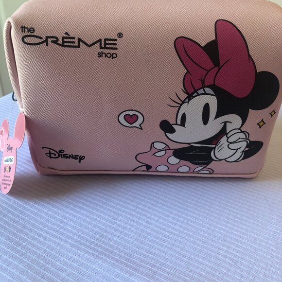 NWT - The Creme Shop x Disney Mickey & Minnie Mouse Travel Pouch - Picture 3 of 10